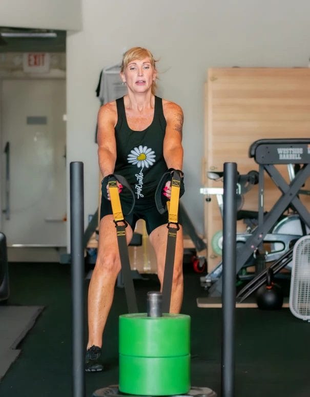 Woman workout in Evolve Personal Training